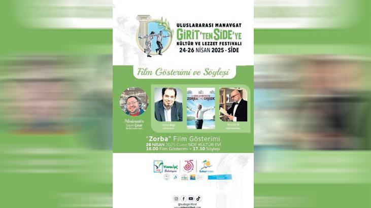 Side’de ‘Zorba’lı günler 1 sidede zorbali gunler