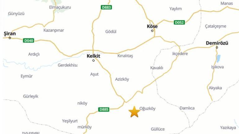 Son dakika: Gümüşhane'de 4.2 büyüklüğünde zelzele 2 son dakika gumushanede 42 buyuklugunde zelzele 0 VYSQ9vJw