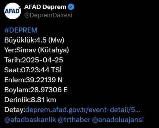 son dakika kutahya simavda sarsinti 0 jqNcpfSM