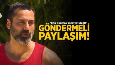 survivorda cilgin sedatin esinden gonderme cok okumak meziyet degil b9NutFfO