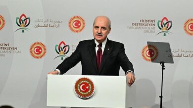 tbmm baskani kurtulmustan filistin mesaji gazze kimsenin babasinin mali degildir bqurQXIy