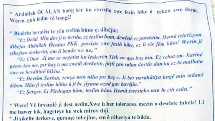 Teröristlere havadan ileti: Öcalan’ın davetine uyun 1 teroristlere havadan ileti ocalanin davetine uyun uPXS6hXU
