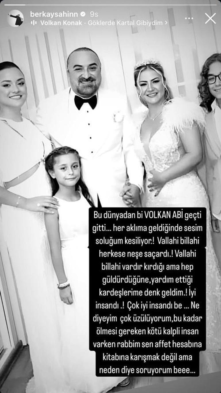 volkan konakin vefatinin akabinde berkay sahinden duygusal mesaj her aklima geldiginde sesim solugum kesiliyor MfSwMdGf