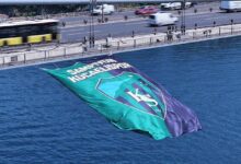 1 lig sampiyonu kocaelisporun bayragi istanbul bogazinda dalgalandi 1iac36kq