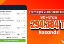 4 macta 2497 oran bildi 908de 294384 tl kazandi FUxss9jW