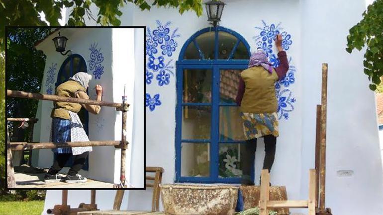 60'ında ressam, 98'inde duvar başında! İs lekesini örtüyor, boyası köfte yağından 4 60inda ressam 98inde duvar basinda is lekesini ortuyor boyasi kofte yagindan 2 QaOW6fF7