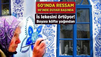 60inda ressam 98inde duvar basinda is lekesini ortuyor boyasi kofte yagindan wHs4tmKl