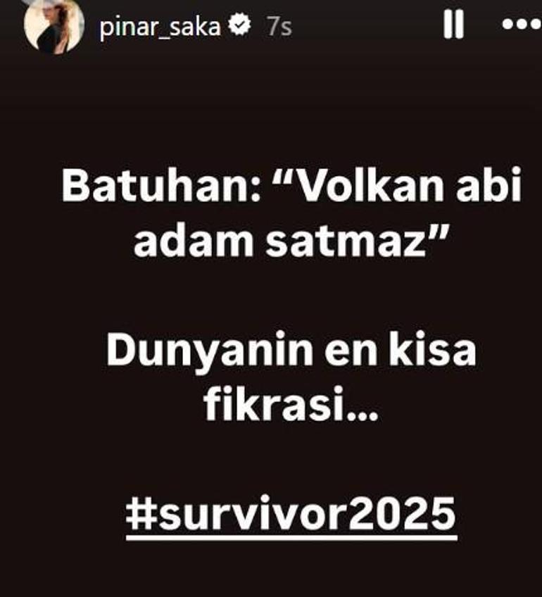 Almeda diskalifiye oldu, Survivor karıştı! Pınar Saka'dan Batuhan ve Volkan'a gönderme 4 almeda diskalifiye oldu survivor karisti pinar sakadan batuhan ve volkana gonderme 2 Wya5jKZl