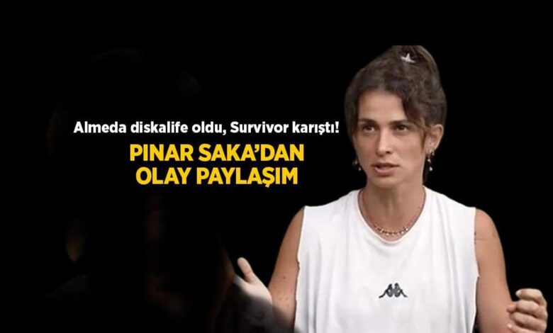 Almeda diskalifiye oldu, Survivor karıştı! Pınar Saka'dan Batuhan ve Volkan'a gönderme 1 almeda diskalifiye oldu survivor karisti pinar sakadan batuhan ve volkana gonderme M4Ncwtwx