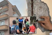 avcilarda kolonlari burkulan 4 katli bina tahliye edilerek muhurlendi wNLbHAkL