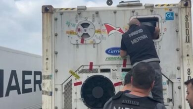 bakan yerlikaya duyurdu mersinde 28 kilo kokain ve 680 litre sivi metamfetamin ele gecirildi Pxla4yUh