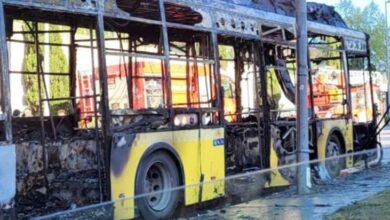 basaksehirde iett otobusu alev alev yandi paDWFv2Y