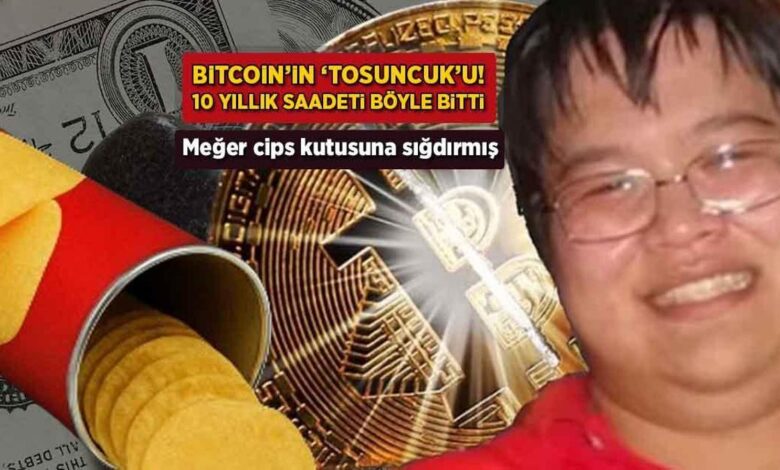 Bitcoin'in 'Tosuncuk'uydu, 10 yıllık saadeti bu türlü bitti! Cips kutusuna sığdırmış 1 bitcoinin tosuncukuydu 10 yillik saadeti bu turlu bitti cips kutusuna sigdirmis Pq4zeESl