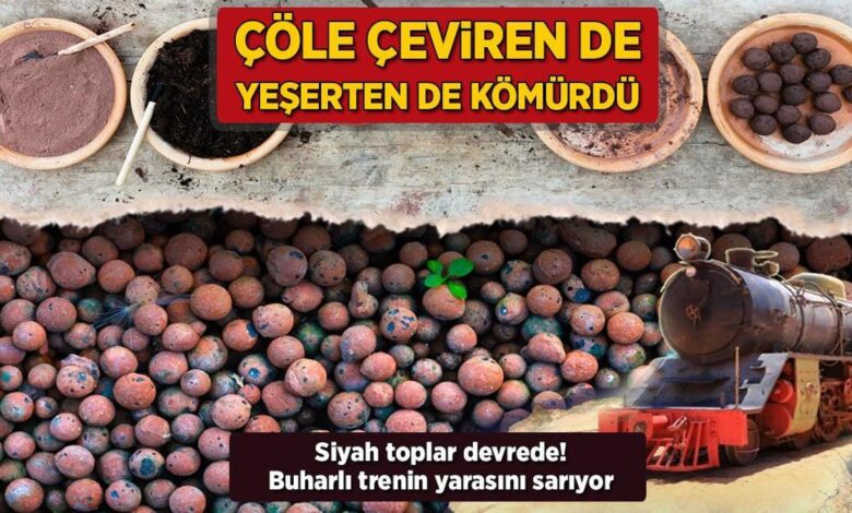 Çöle çeviren de yeşerten de kömür! Siyah toplar devrede: Buharlı trenin yarasını sarıyor 1 cole ceviren de yeserten de komur siyah toplar devrede buharli trenin yarasini sariyor Bu764d5P