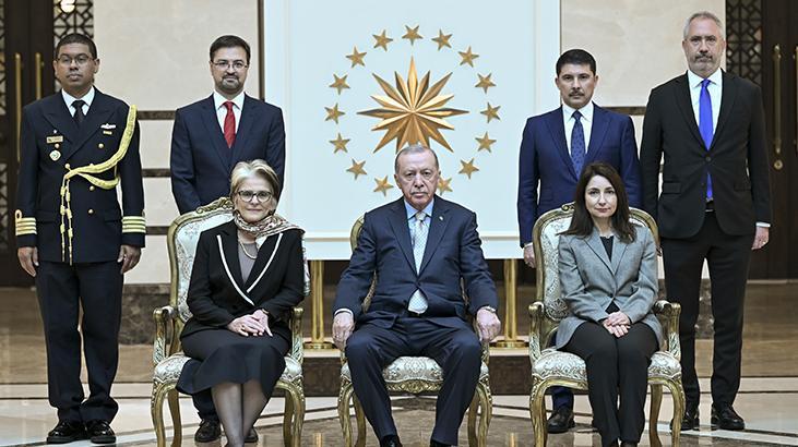 Cumhurbaşkanı Erdoğan, 5 ülkenin büyükelçisini kabul etti 13 cumhurbaskani erdogan 5 ulkenin buyukelcisini kabul etti 11