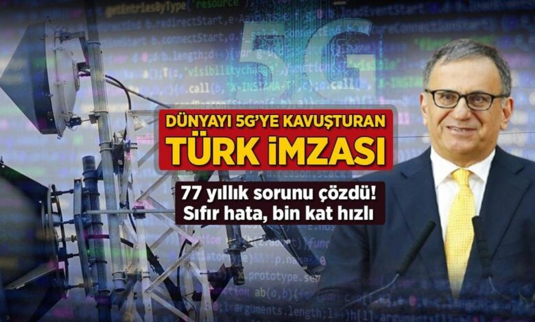 Dünyayı 5G’ye kavuşturan Türk! 77 yıllık sorunu çözdü: Sıfır yanılgı, bin kat süratli 1 dunyayi 5gye kavusturan turk 77 yillik sorunu cozdu sifir yanilgi bin kat suratli ySIv2UL9