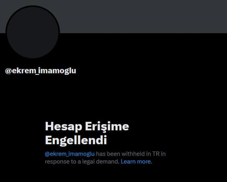 Ekrem İmamoğlu'nun X hesabına erişim mahzuru 2 ekrem imamoglunun x hesabina erisim mahzuru 0 LYrw794G