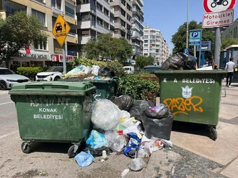 Emekçiler greve gitti, kent çöp kente dönüştü 4 emekciler greve gitti kent cop kente donustu 2 wPkiItwD