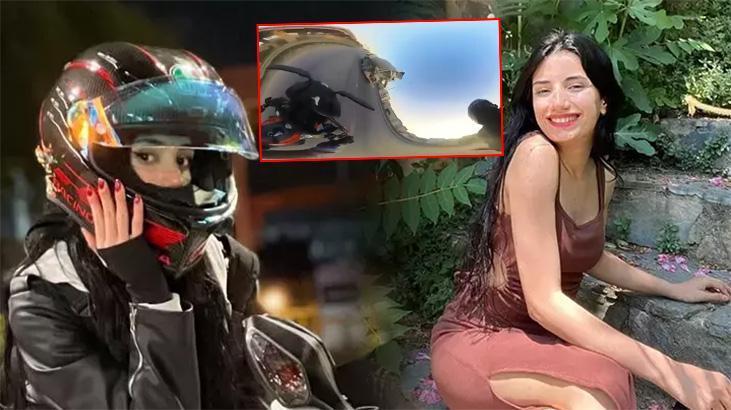 Fenomen motorcu Saniye'nin mevte gidişi kask kamerasında 1 fenomen motorcu saniyenin mevte gidisi kask kamerasinda GENZfJ3c