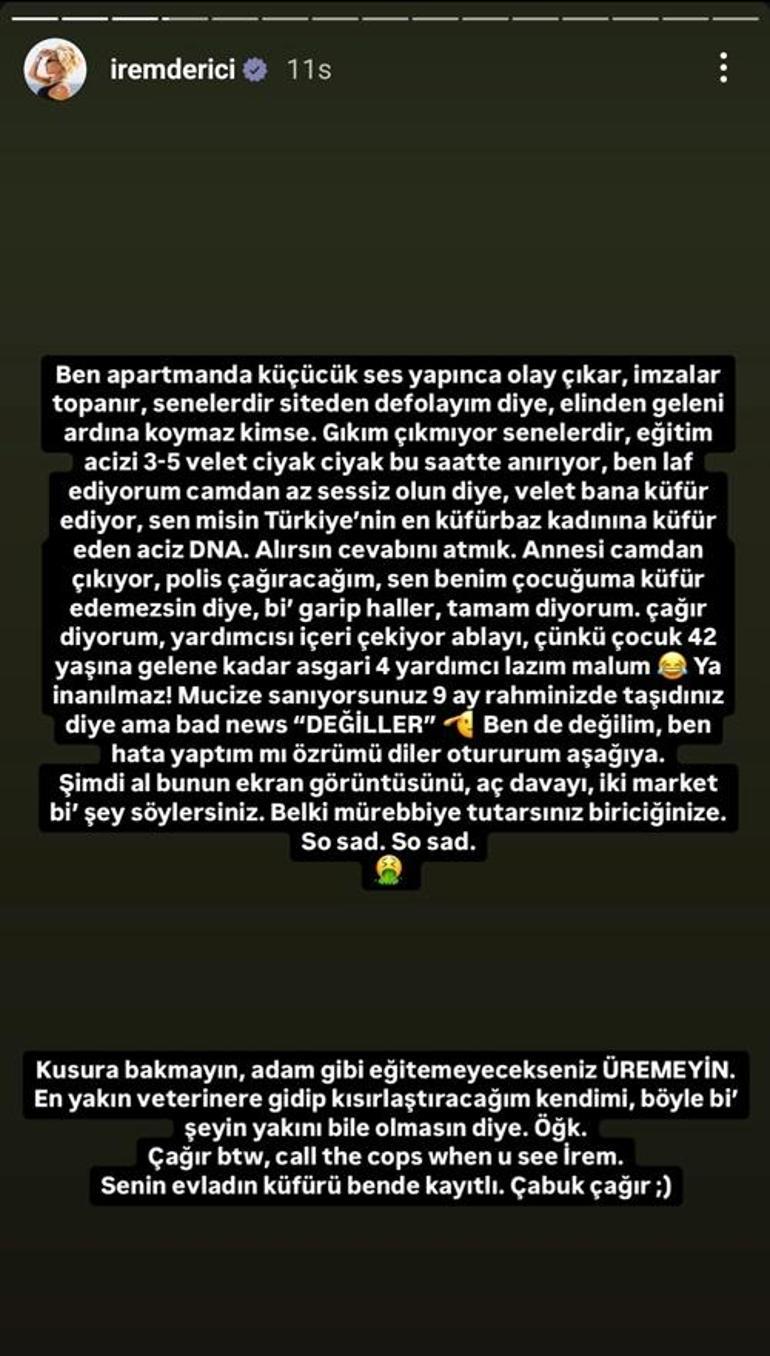 Geçtiğimiz günlerde paylaşımı olay olmuştu! İrem Derici özür diledi 4 gectigimiz gunlerde paylasimi olay olmustu irem derici ozur diledi 2 N4NKAXB1