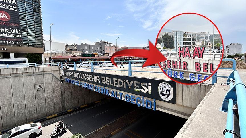 Kentteki 6 tabelanın ‘T’ harfi gizemli formda kayboldu! Gerçek herkesi şaşırttı