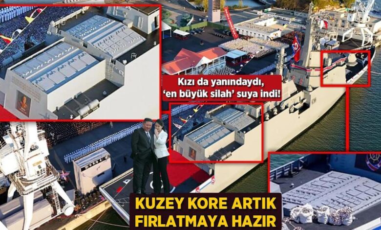 Kuzey Kore artık fırlatmaya hazır! Kızı da yanındaydı, 'en büyük silah' suya indi 1 kuzey kore artik firlatmaya hazir kizi da yanindaydi en buyuk silah suya indi 2XNaMmHH