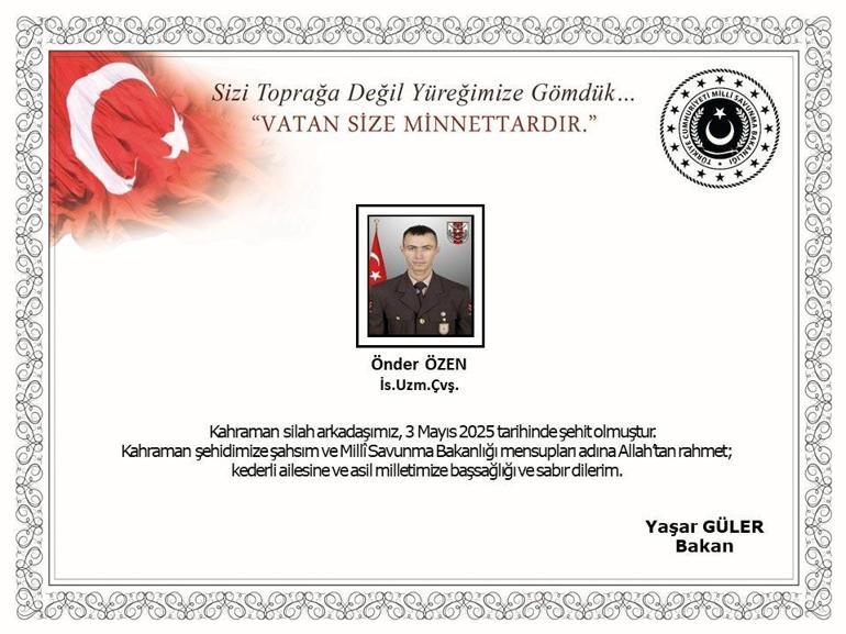 MSB acı haberi duyurdu: 1 askerimiz şehit oldu 2 msb aci haberi duyurdu 1 askerimiz sehit oldu 0 UliBdn9t