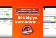 shevchenko17 geceye damga vurdu iy ms ve oyuncu bahis varsayimlariyla 596 bireye kazandirdi eWp3LCSr