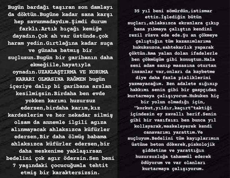 Şoke eden suçlamaları tek tek saydı! Özcan Deniz ağabeyi Ercan Deniz'e ateş püskürdü: Bedelini çok ağır ödersin 5 soke eden suclamalari tek tek saydi ozcan deniz agabeyi ercan denize ates puskurdu bedelini BDJnznzf