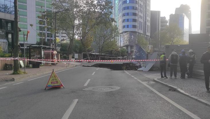 son dakika istanbulda yolda cokme