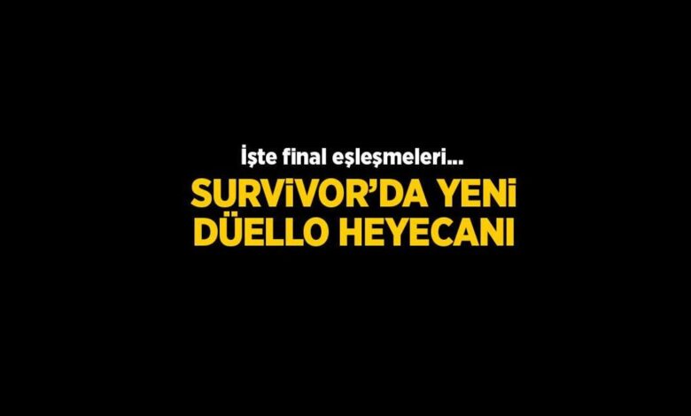 Survivor'da düello heyecanı! Yeni eşleşmeler belirli oldu 1 survivorda duello heyecani yeni eslesmeler belirli oldu OAEJjTY9