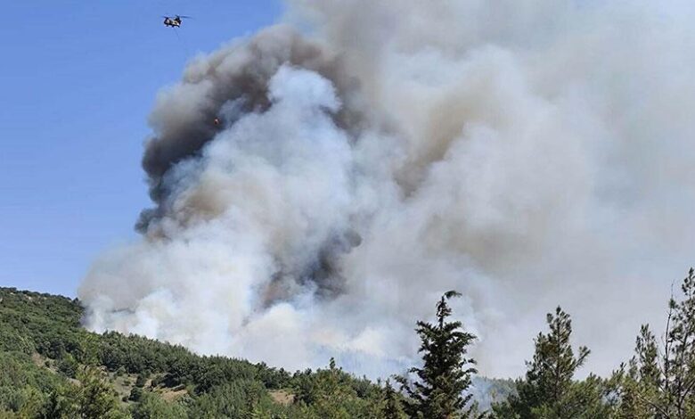 2 kentte yangın paniği! Havadan ve karadan müdahale başladı 1 2 kentte yangin panigi havadan ve karadan mudahale basladi did3dvbT