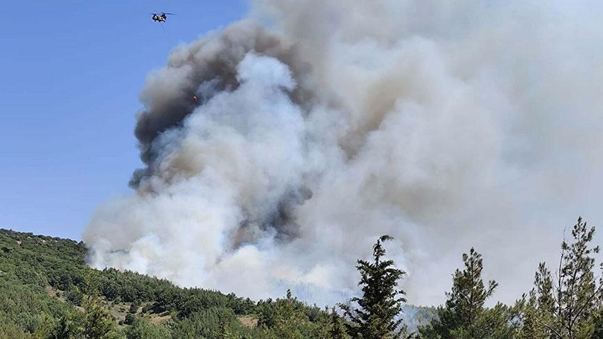2 kentte yangın paniği! Havadan ve karadan müdahale başladı