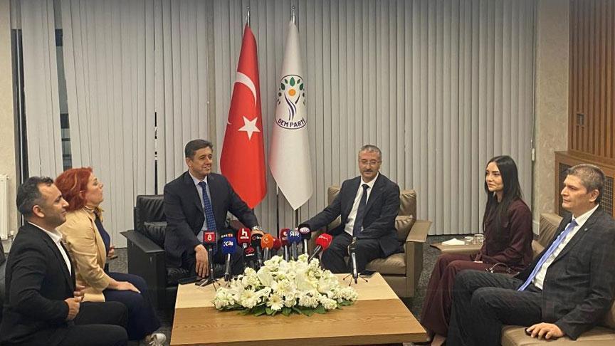 6 partiden DEM Parti’ye bayram ziyareti