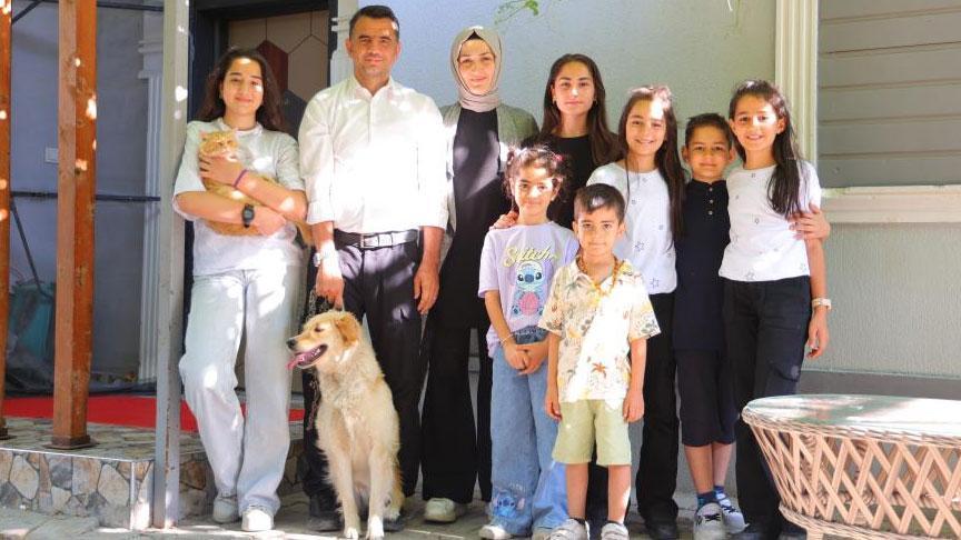 7 çocuklu öğretmen çiftin isteğine Bakan Tekin karşılık verdi!