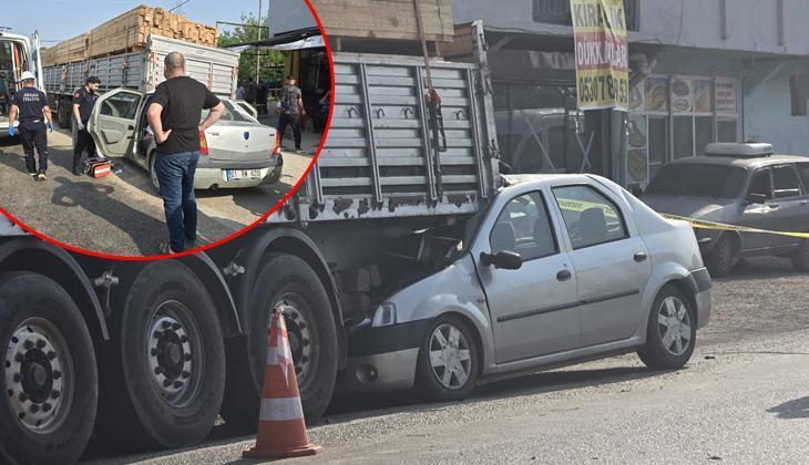 Adana'da feci kaza! Araba, kamyona arttan çarptı: 1 meyyit, 1 yaralı 1 adanada feci kaza araba kamyona arttan carpti 1 meyyit 1 yarali guqPCpyt
