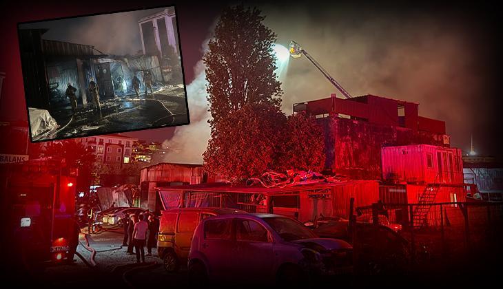 Bahçelievler'de oto tamirhane alev alev yandı! Araçlar kullanılamaz hale geldi 1 bahcelievlerde oto tamirhane alev alev yandi araclar kullanilamaz hale geldi aesfgXA3