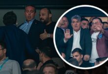 besiktas fibabanka fenerbahce beko macinda ortalik karisti serdal adali ve ali koc tribune TtybU6b2