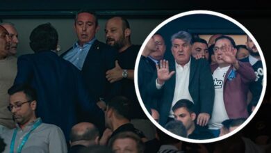 besiktas fibabanka fenerbahce beko macinda ortalik karisti serdal adali ve ali koc tribune TtybU6b2
