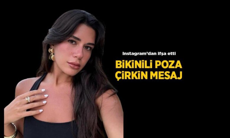 Bikinili pozuna gelen yakışıksız yorumu ifşa etti! Sert sözlerle cevap verdi 1 bikinili pozuna gelen yakisiksiz yorumu ifsa etti sert sozlerle cevap verdi DCpX2XNy