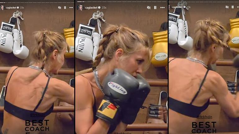 Çağla Şikel'in yumrukları konuştu! Evvel spor yaptı sonra pide yedi 4 cagla sikelin yumruklari konustu evvel spor yapti sonra pide yedi 2