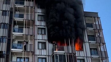 canakkalede site yangini 10 kisi hastaneye kaldirildi KWJVpXXz