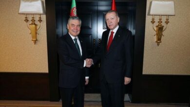 cumhurbaskani erdogan turkmenistan mill lideri berdimuhammedov ile gorustu wzKOBRt1