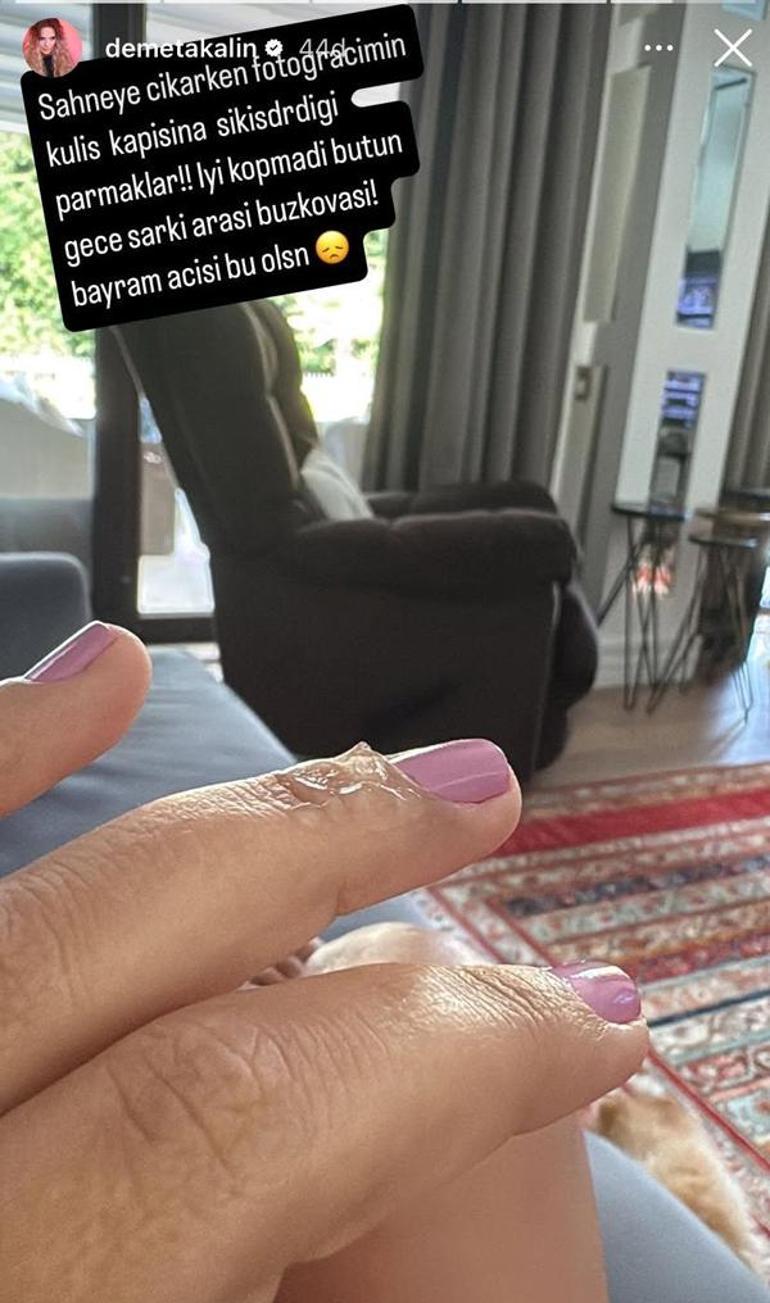 Demet Akalın'ın şanssız anı! 'Bayram acısı bu olsun' 2 demet akalinin sanssiz ani bayram acisi bu olsun 0 Dm4e3UlC