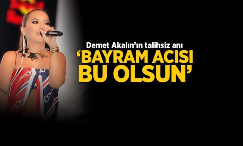 Demet Akalın'ın şanssız anı! 'Bayram acısı bu olsun' 1 demet akalinin sanssiz ani bayram acisi bu olsun a3QGrP1z