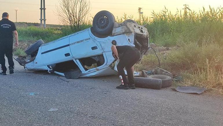 Diyarbakır'da feci kaza: Araba taklalar attı, 1 meyyit, 4 yaralı 2 diyarbakirda feci kaza araba taklalar atti 1 meyyit 4 yarali 0 yZAd1C25