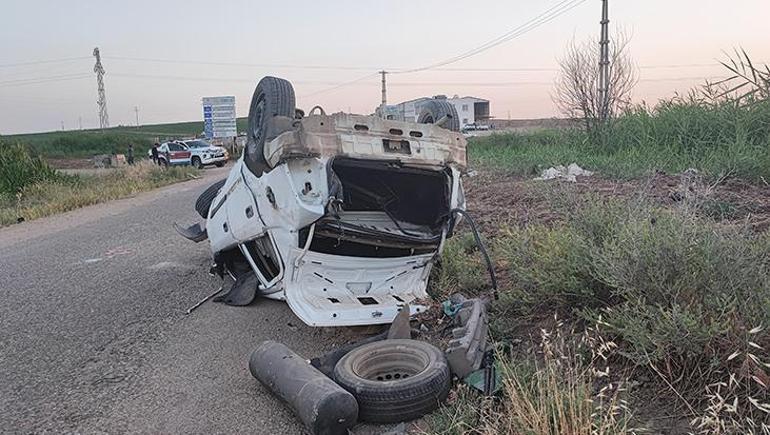 Diyarbakır'da feci kaza: Araba taklalar attı, 1 meyyit, 4 yaralı 3 diyarbakirda feci kaza araba taklalar atti 1 meyyit 4 yarali 1 vQFFuWal