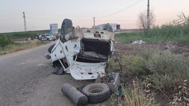 diyarbakirda feci kaza araba taklalar atti 1 meyyit 4 yarali Gfy7RXyS
