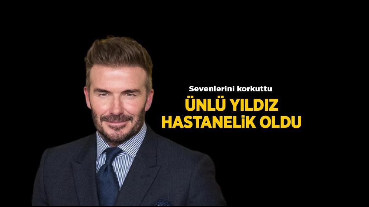 Efsane isim sevenlerini korkuttu! David Beckham hastanelik oldu