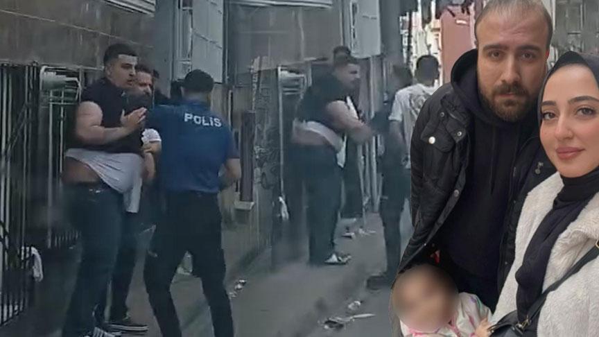 Fatih’te dehşet! Dayı, 4 yaşındaki yeğeninin olduğu otomobile kaldırım taşıyla saldırdı